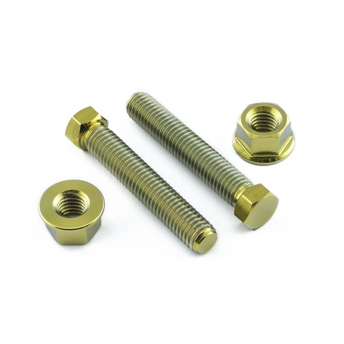 Titanium axle adjuster bolt - axle, &