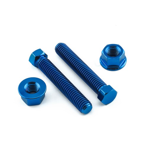 Titanium axle adjuster - bolt, &