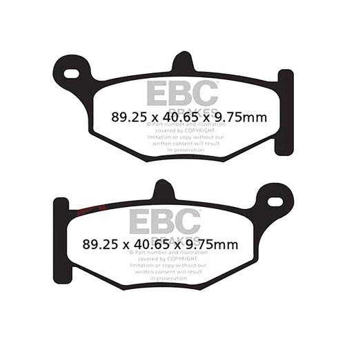 Pair pads ebc - of, v